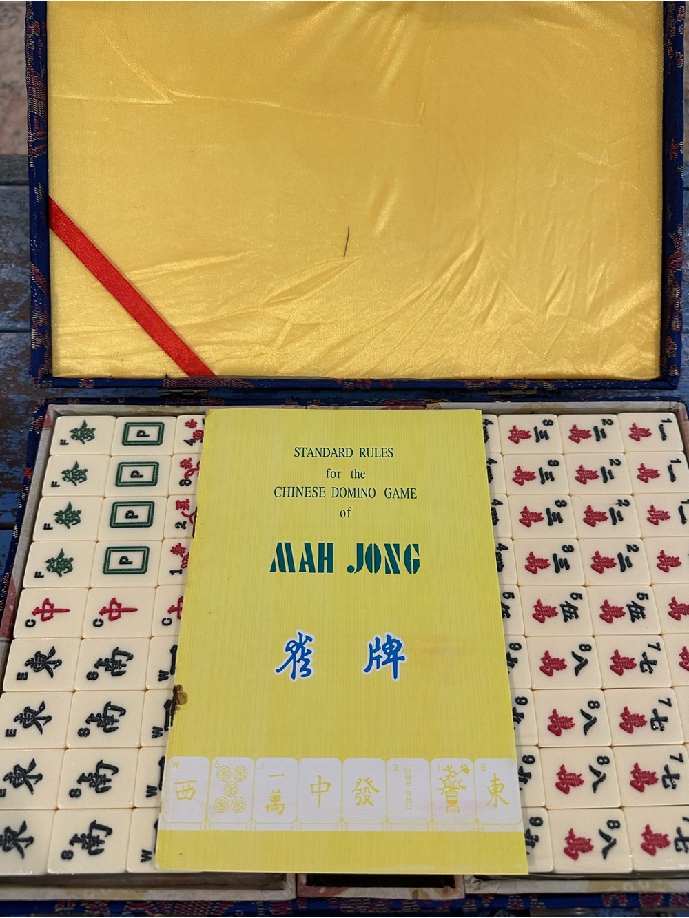 Vintage Chinese Mah Jong Set - Never Used